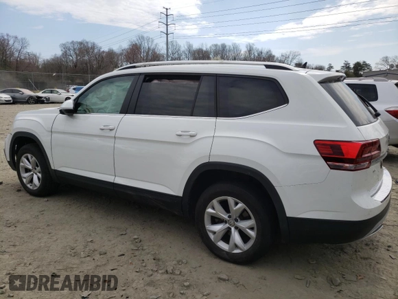 2019 Volkswagen Atlas SE with VIN 1V2LR2CA6KC550855, listed as a Copart auction lot 50938805 with 87,212 mi miles and Salvage title. Bid and sale history available at DreamBid. Image 2.