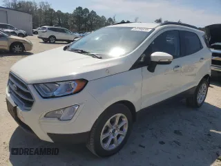 2021 Ford EcoSport SE with VIN MAJ3S2GE1MC437827, listed as a Copart auction lot 50764635 with 27,137 mi miles and Salvage Title. Bid and sale history available at DreamBid. Image 1.