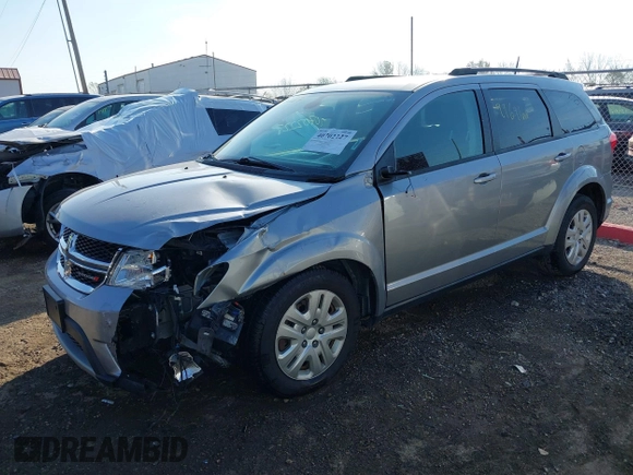 2019 Dodge Journey SE with VIN 3C4PDCBB6KT835643, listed as a IAAI auction lot 40702227 with 99,691 mi miles and . Bid and sale history available at DreamBid. Image 18.