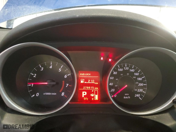 2015 Mitsubishi RVR SE with VIN 4A4AJ3AUXFE606110, listed as a Copart auction lot 45972305 with 278,615 mi miles and Salvage Title. Bid and sale history available at carsss.com. Image 9.