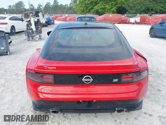 2025 Nissan Z Performance with VIN JN1BZ4BH2SM411231, listed as a IAAI auction lot 42030511 with 251 mi miles and . Bid and sale history available at DreamBid. Image 16.