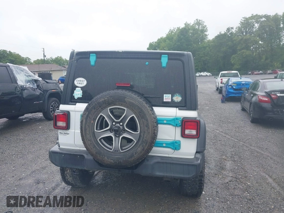 2019 Jeep Wrangler Unlimited Sport S with VIN 1C4HJXDG3KW504364, listed as a IAAI auction lot 42350748 with 109,524 mi miles and . Bid and sale history available at DreamBid. Image 17.