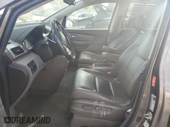 2017 Honda Odyssey EX-L with VIN 5FNRL5H62HB004925, listed as a Copart auction lot 79436614 with 145,331 mi miles and Salvage Title. Bid and sale history available at DreamBid. Image 7.
