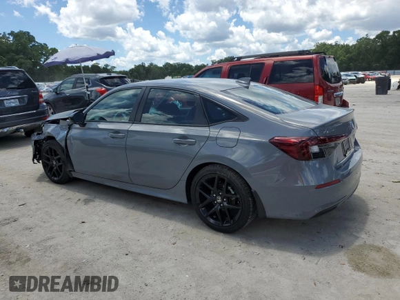 2025 Honda Civic Sport z VIN 2HGFE2F52SH520064, wystawiony jako Copart lot #56580945 z przebiegiem 4947 mil mil oraz Nie do naprawy. Historia ofert i sprzedaży dostępna na DreamBid. Obrazek 2.
