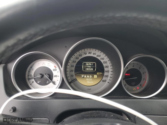 2012 Mercedes-Benz C-Class C 250 Sport with VIN WDDGF4HB7CA654962, listed as a Copart auction lot 51278855 with 182,526 mi miles and Salvage Title. Bid and sale history available at carsss.com. Image 9.