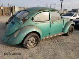 1971 Volkswagen Beetle with VIN 1112643210, listed as a Copart auction lot 87425234 with Not Provided miles and Salvage Title. Bid and sale history available at DreamBid. Image 3.
