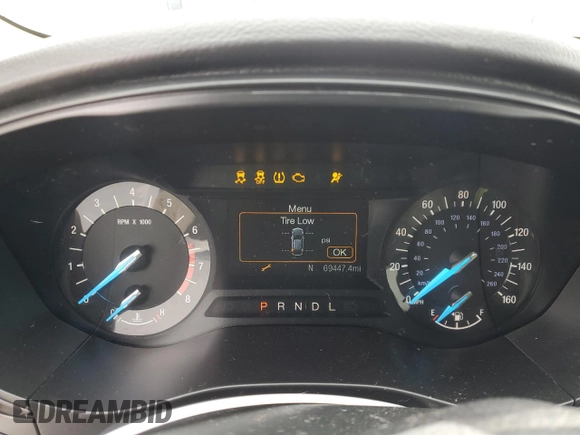 2019 Ford Fusion S with VIN 3FA6P0G71KR104255, listed as a Copart auction lot 47072525 with 69,447 mi miles and Clean Title. Bid and sale history available at carsss.com. Image 9.
