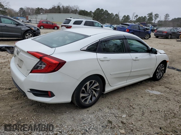 2016 Honda Civic Sedan EX with VIN 19XFC2F77GE047190, listed as a Copart auction lot 48611405 with 89,059 mi miles and Salvage Title. Bid and sale history available at carsss.com. Image 3.