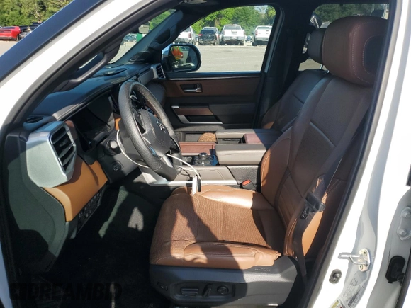 2023 Toyota Tundra 1794 Edition with VIN 5TFMA5DB7PX088232, listed as a Copart auction lot 52026975 with 23,776 mi miles and Salvage title. Bid and sale history available at DreamBid. Image 7.