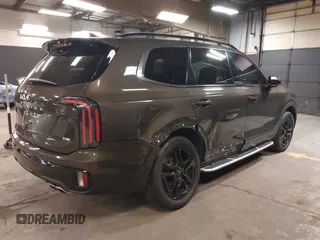 2024 Kia Telluride SX Prestige X-Line with VIN 5XYP5DGC0RG421909, listed as a IAAI auction lot 42298822 with 26,073 mi miles and . Bid and sale history available at DreamBid. Image 4.