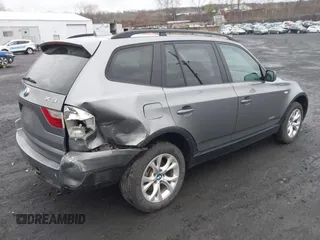 2009 BMW X3 xDrive30i with VIN WBXPC93439WJ27511, listed as a IAAI auction lot 41971762 with 112,766 mi miles. Bid and sale history available at carsss.com. Image 4.