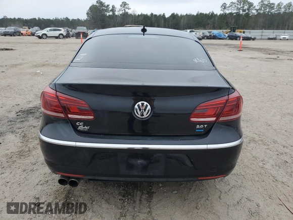 2015 Volkswagen CC Sport with VIN WVWBN7AN3FE804351, listed as a Copart auction lot 88203205 with 148,571 mi miles and Salvage Title. Bid and sale history available at DreamBid. Image 6.