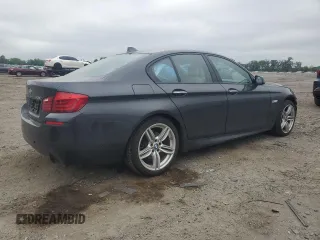 2013 BMW 5 Series 535i xDrive with VIN WBAFU7C5XDDU67579, listed as a Copart auction lot 62639525 with 145,984 mi miles and Salvage title. Bid and sale history available at DreamBid. Image 3.