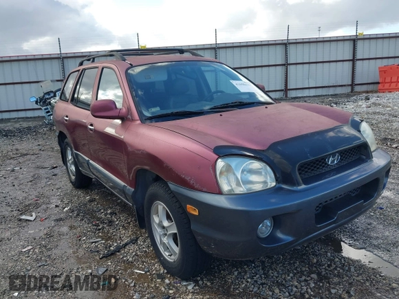 2002 Hyundai Santa Fe GLS z VIN KM8SC13D32U230286, wystawiony jako IAAI lot #41698433 z przebiegiem 151 183 mil mil oraz . Historia ofert i sprzedaży dostępna na DreamBid. Obrazek 1.