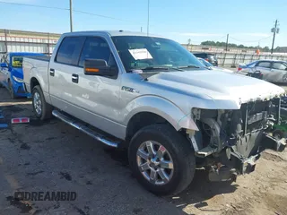 2014 Ford F-150 XL with VIN 1FTEW1CM9EFC50155, listed as a IAAI auction lot 41302506 with 212,439 mi miles. Bid and sale history available at carsss.com. Image 1.
