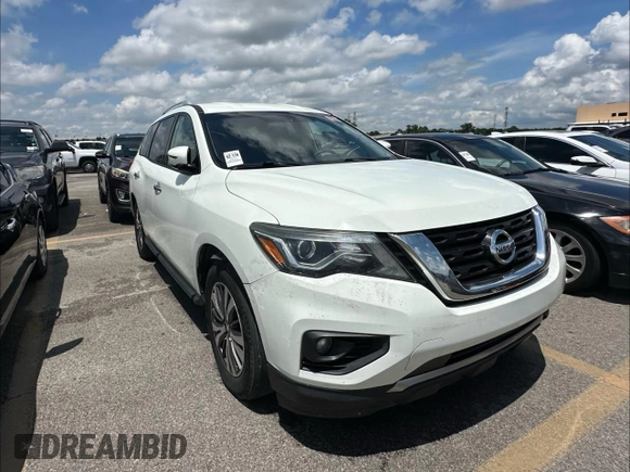 2017 Nissan Pathfinder Platinum with VIN 5N1DR2MN6HC653754, listed as a Copart auction lot 65097605 with 142,494 mi miles and Clean title. Bid and sale history available at DreamBid. Image 1.