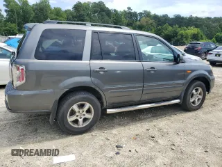 2007 Honda Pilot EX-L with VIN 2HKYF18537H536008, listed as a Copart auction lot 65339965 with 123,456 mi miles and Clean title. Bid and sale history available at DreamBid. Image 3.