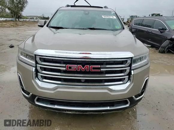 2022 GMC Acadia SLT with VIN 1GKKNML46NZ163078, listed as a Copart auction lot 39393714 with 16,535 mi miles and Salvage Title. Bid and sale history available at carsss.com. Image 12.