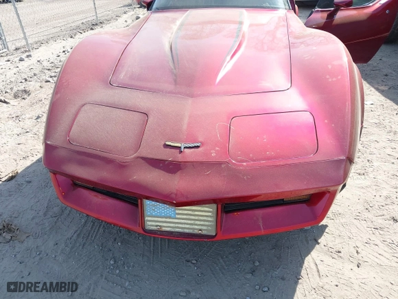 1981 Chevrolet Corvette with VIN 1G1AY8769B5102708, listed as a IAAI auction lot 41895949 with 98,292 mi miles. Bid and sale history available at carsss.com. Image 6.