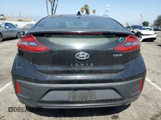 2017 Hyundai Ioniq SEL with VIN KMHC75LCXHU024222, listed as a Copart auction lot 61100395 with 100,016 mi miles and Salvage title. Bid and sale history available at DreamBid. Image 6.
