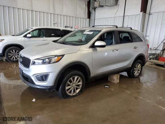 2017 Kia Sorento LX V6 with VIN 5XYPGDA55HG315541, listed as a Copart auction lot 53075785 with 0 mi miles and Clean Title. Bid and sale history available at carsss.com. Image 1.