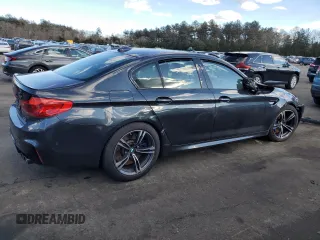 2020 BMW M5 Competition with VIN WBSJF0C03LCE45278, listed as a Copart auction lot 48372795 with 0 mi miles and Salvage Title. Bid and sale history available at carsss.com. Image 3.