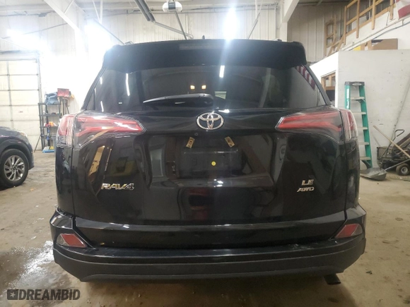 2018 Toyota RAV4 LE with VIN 2T3BFREV2JW846661, listed as a Copart auction lot 51097155 with 68,608 mi miles and Salvage Title. Bid and sale history available at carsss.com. Image 6.