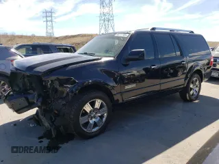2008 Ford Expedition EL Limited with VIN 1FMFK20518LA45546, listed as a Copart auction lot 48711185 with 117,534 mi miles and Salvage Title. Bid and sale history available at carsss.com. Image 1.