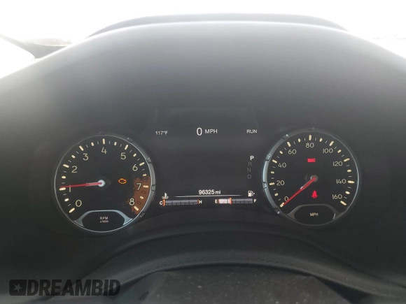 2016 Jeep Renegade Trailhawk with VIN ZACCJBCT6GPD25378, listed as a Copart auction lot 64984875 with 96,325 mi miles and Salvage title. Bid and sale history available at DreamBid. Image 9.