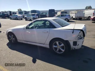 2001 Mercedes-Benz SLK-Class with VIN WDBKK65F41F235419, listed as a Copart auction lot 77407374 with 79,238 mi miles and Salvage Title. Bid and sale history available at carsss.com. Image 2.