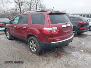 2011 GMC Acadia SL with VIN 1GKKRNED3BJ257940, listed as a IAAI auction lot 41564647 with 180,664 mi miles and . Bid and sale history available at carsss.com. Image 3.