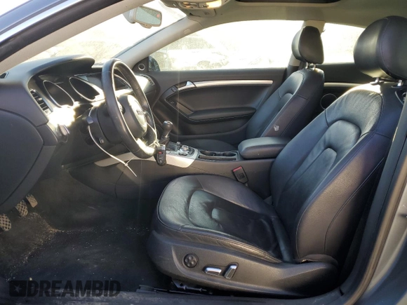 2013 Audi A5 Premium Plus with VIN WAURFAFRXDA080843, listed as a Copart auction lot 84456884 with 118,900 mi miles and Salvage title. Bid and sale history available at DreamBid. Image 7.
