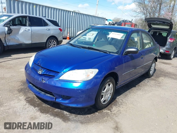 2004 Honda Civic VP with VIN 1HGES16384L000874, listed as a IAAI auction lot 41919889 with 140,635 mi miles and . Bid and sale history available at DreamBid. Image 2.
