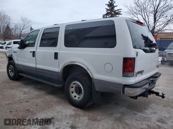 2003 Ford Excursion XLT with VIN 1FMNU41S53ED48526, listed as a Copart auction lot 41813965 with 190,952 mi miles and Salvage title. Bid and sale history available at DreamBid. Image 2.