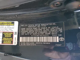 2008 Toyota Solara SE with VIN 4T1FA38P78U145272, listed as a Copart auction lot 60674075 with 129,091 mi miles and Salvage title. Bid and sale history available at DreamBid. Image 12.