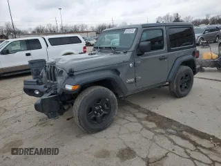 2018 Jeep Wrangler Sport S with VIN 1C4GJXAG0JW276564, listed as a Copart auction lot 85722374 with 58,049 mi miles and Salvage Title. Bid and sale history available at DreamBid. Image 1.