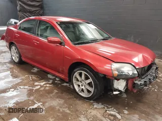 2010 Mitsubishi Galant ES with VIN 4A32B3FF5AE007222, listed as a IAAI auction lot 41486022 with 20,427 mi miles. Bid and sale history available at carsss.com. Image 1.