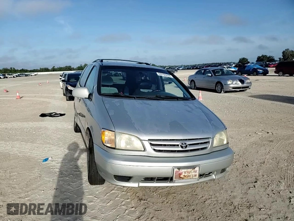 2003 Toyota Sienna LE with VIN 4T3ZF13C83U516107, listed as a Copart auction lot 69766244 with 0 mi miles and Salvage Title. Bid and sale history available at carsss.com. Image 11.