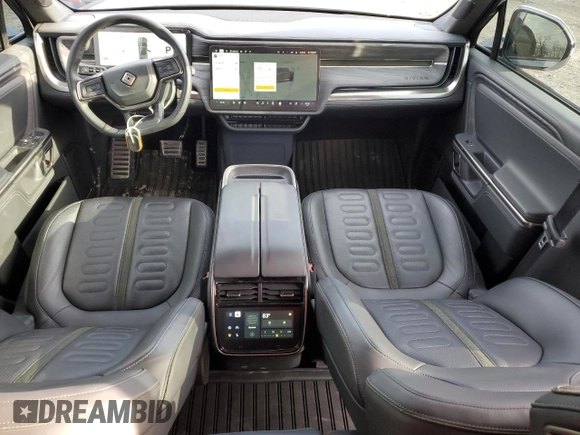 2022 Rivian R1T Adventure Package with VIN 7FCTGAAAXNN005667, listed as a Copart auction lot 44321435 with 48,249 mi miles and Salvage Title. Bid and sale history available at carsss.com. Image 8.