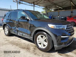 2023 Ford Explorer XLT with VIN 1FMSK7DH9PGA24760, listed as a Copart auction lot 53053005 with 37,044 mi miles and Clean Title. Bid and sale history available at carsss.com. Image 4.