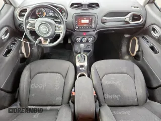 2017 Jeep Renegade Latitude with VIN ZACCJABB5HPE40221, listed as a Copart auction lot 58489125 with 185,136 mi miles and Salvage title. Bid and sale history available at DreamBid. Image 8.