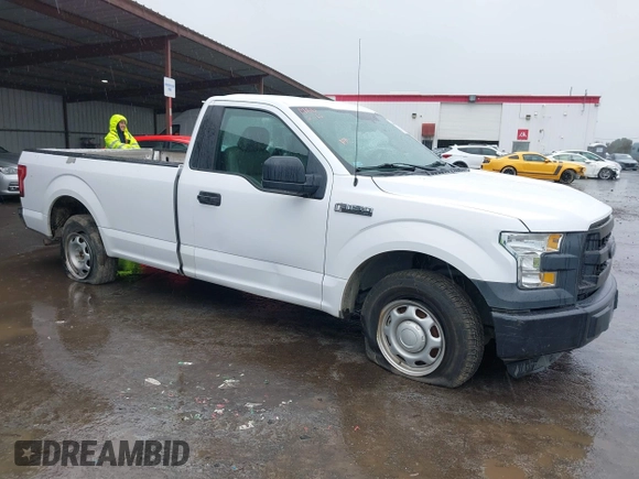 2016 Ford F-150 XL with VIN 1FTMF1C89GKF71802, listed as a IAAI auction lot 41557014 with 129,794 mi miles. Bid and sale history available at carsss.com. Image 1.