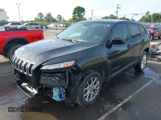 2014 Jeep Cherokee Sport with VIN 1C4PJLAB1EW221415, listed as a IAAI auction lot 42170364 with 182,813 mi miles and . Bid and sale history available at DreamBid. Image 18.