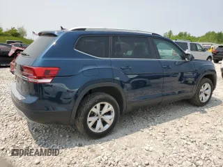 2019 Volkswagen Atlas SE z VIN 1V2DR2CA0KC551357, wystawiony jako Copart lot #58824335 z przebiegiem 84 011 mil mil oraz Czysty tytuł • Clean title. Historia ofert i sprzedaży dostępna na DreamBid. Obrazek 3.