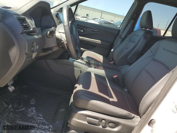 2023 Honda Ridgeline Black Edition with VIN 5FPYK3F85PB018461, listed as a Copart auction lot 71101564 with 0 mi miles and Salvage Title. Bid and sale history available at carsss.com. Image 7.