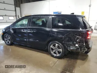 2018 Honda Odyssey Touring with VIN 5FNRL6H85JB049466, listed as a Copart auction lot 49882725 with 78,639 mi miles and Salvage Title. Bid and sale history available at carsss.com. Image 2.