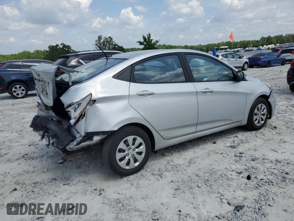 2015 Hyundai Accent GLS with VIN KMHCT4AE8FU907386, listed as a Copart auction lot 54400335 with 86,951 mi miles and Salvage Title. Bid and sale history available at DreamBid. Image 3.