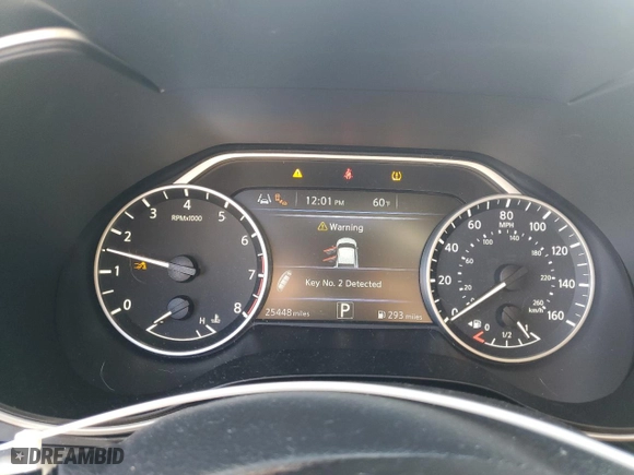 2020 Nissan Maxima SL with VIN 1N4AA6DV3LC378123, listed as a Copart auction lot 79236404 with 25,448 mi miles and Salvage Title. Bid and sale history available at carsss.com. Image 9.