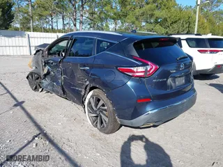 2015 Nissan Murano S with VIN 5N1AZ2MG7FN265308, listed as a IAAI auction lot 41321732 with 1 mi miles. Bid and sale history available at carsss.com. Image 3.
