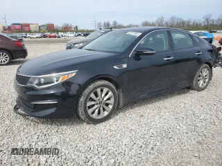 2016 Kia Optima EX z VIN 5XXGU4L31GG039754, wystawiony jako Copart lot #53317855 z przebiegiem 71 433 mil mil oraz Szkoda całkowita • Salvage title. Historia ofert i sprzedaży dostępna na DreamBid. Obrazek 1.